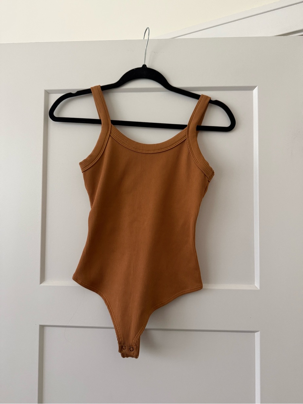 Wild fable Ribbed One-Piece Bodysuit - mustard